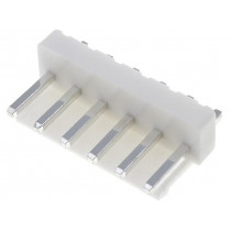 NS39-W6P; Socket; wire-board; male; NS39; 3.96mm; PIN: 6; THT; 250V; 7A; tinned; NINIGI