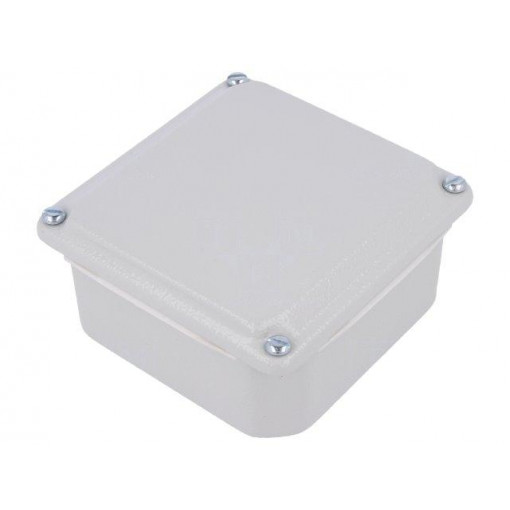 NSYDBN1010; Enclosure: multipurpose; X: 105mm; Y: 105mm; Z: 49mm; steel; grey; SCHNEIDER ELECTRIC