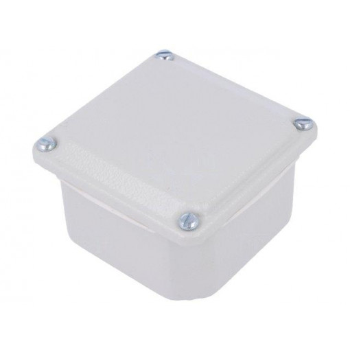 NSYDBN88; Enclosure: multipurpose; X: 85mm; Y: 85mm; Z: 49mm; steel; grey; IP55; SCHNEIDER ELECTRIC