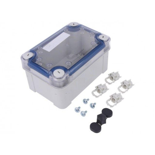 NSYTBP1397T; Enclosure: multipurpose; X: 93mm; Y: 138mm; Z: 72mm; polycarbonate; SCHNEIDER ELECTRIC