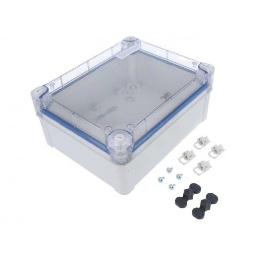 NSYTBP241910HT; Enclosure: multipurpose; X: 194mm; Y: 241mm; Z: 107mm; polycarbonate; SCHNEIDER ELECTRIC