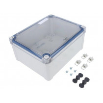 NSYTBP241910T; Enclosure: multipurpose; X: 194mm; Y: 241mm; Z: 107mm; polycarbonate; SCHNEIDER ELECTRIC