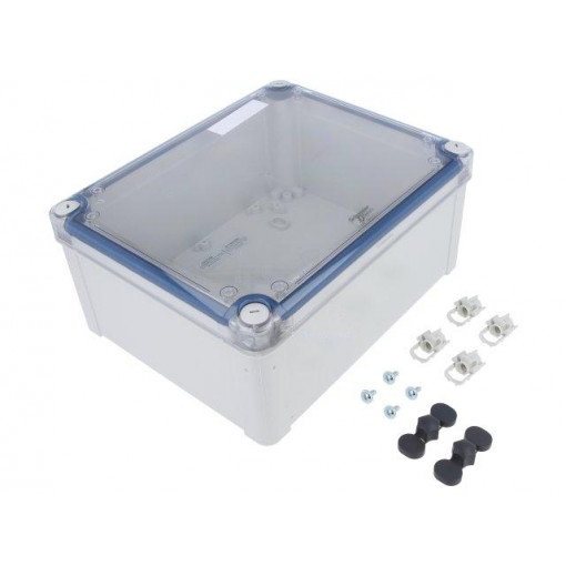 NSYTBP241910T; Enclosure: multipurpose; X: 194mm; Y: 241mm; Z: 107mm; polycarbonate; SCHNEIDER ELECTRIC