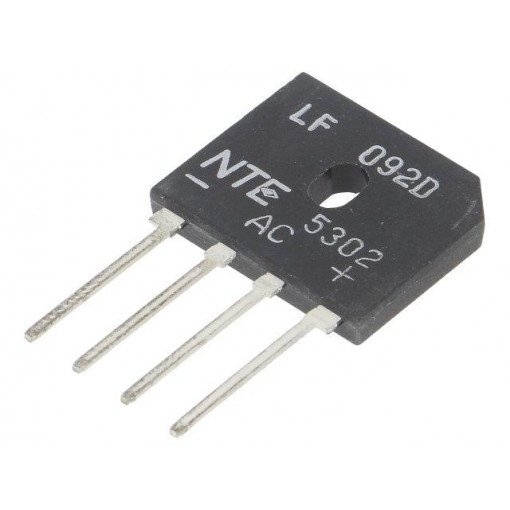 NTE5302; Single-phase bridge rectifier; Urmax: 800V; If: 8A; Ifsm: 200A; THT; NTE Electronics