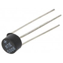 NTE5306; Single-phase bridge rectifier; Urmax: 800V; If: 1.5A; Ifsm: 50A; NTE Electronics