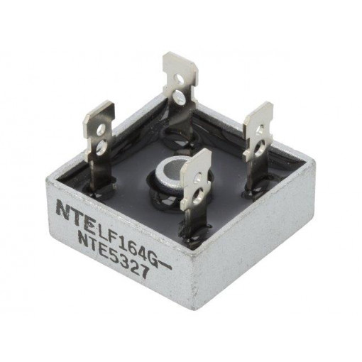 NTE5327; Single-phase bridge rectifier; Urmax: 800V; If: 25A; Ifsm: 400A; NTE Electronics