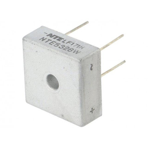 NTE5328W; Single-phase bridge rectifier; Urmax: 1kV; If: 25A; Ifsm: 400A; THT; NTE Electronics