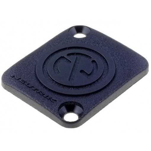 DBA-BL; Protection cap; flange (2 holes),for panel mounting,screw; NEUTRIK DBA-BL; Protection cap; flange (2 holes),for panel mounting,screw; NEUTRIK