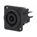 NAC3MP-HC; Connector: circular; screw terminal; female; powerCON 32 A; 32A; NEUTRIK