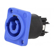 NAC3MPA-1; Connector: circular; 6.3mm connectors; male; powerCON; 20A; 250VAC; NEUTRIK