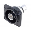 NBB75DFIB; Coupler; BNC socket,both sides; shielded; 75Ω; black; gold-plated; NEUTRIK