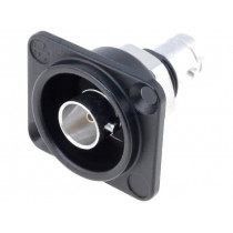 NBB75DFIB; Coupler; BNC socket,both sides; shielded; 75Ω; black; gold-plated; NEUTRIK