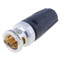 NBNC75BLP7; Plug; BNC; male; shielded,with strain relief; straight; 75Ω; NEUTRIK