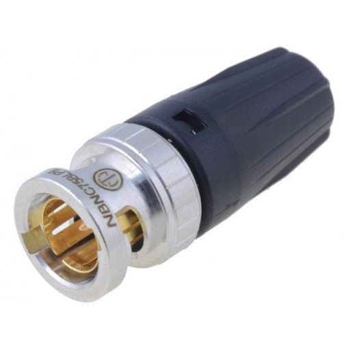 NBNC75BLP9; Plug; BNC; male; shielded,with strain relief; straight; 75Ω; NEUTRIK