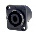 NL2MP; Socket; loudspeaker; male; PIN: 2; 30A; 250V; 4.8mm connectors; NEUTRIK