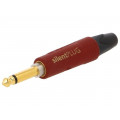 NP2X-AU-SILENT; Plug; Jack 6,3mm; male; mono; with on/off switch (reed switch); NEUTRIK
