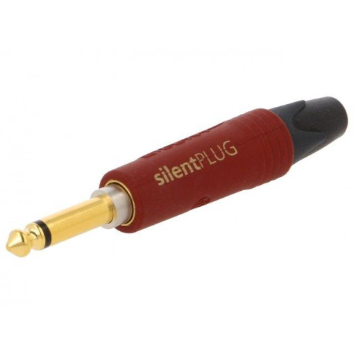 NP2X-AU-SILENT; Plug; Jack 6,3mm; male; mono; with on/off switch (reed switch); NEUTRIK
