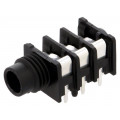 NRJ6HH; Socket; Jack 6,35mm; female; stereo; angled 90°; THT; NEUTRIK