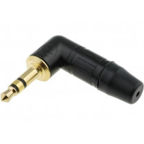NTP3RC-B; Plug; Jack 3,5mm; male; stereo; with strain relief; angled 90°; NEUTRIK