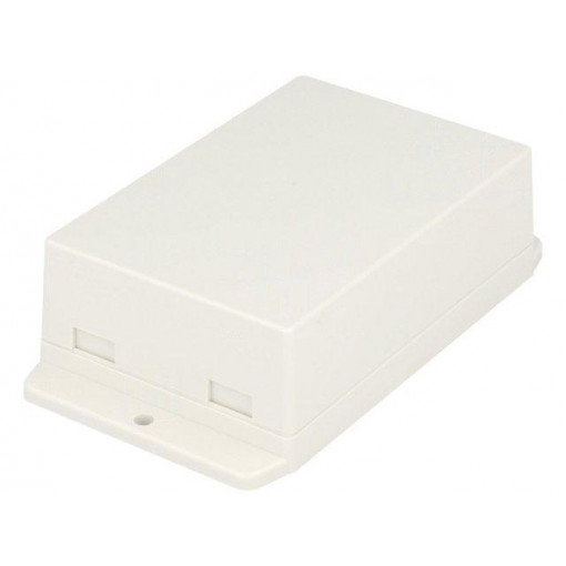 NUB1057035WH; Enclosure: multipurpose; X: 70.6mm; Y: 105mm; Z: 35.5mm; ABS; white; GAINTA