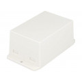 NUB1057050WH; Enclosure: multipurpose; X: 70.6mm; Y: 105mm; Z: 50.5mm; ABS; white; GAINTA