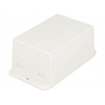 NUB1057050WH; Enclosure: multipurpose; X: 70.6mm; Y: 105mm; Z: 50.5mm; ABS; white; GAINTA