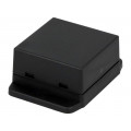 NUB505027BK; Enclosure: multipurpose; X: 50.4mm; Y: 50mm; Z: 27mm; ABS; black; GAINTA