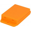 NUB705017OR; Enclosure: multipurpose; X: 50.4mm; Y: 70mm; Z: 17mm; ABS; orange; GAINTA