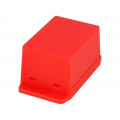 NUB705042RD; Enclosure: multipurpose; X: 50.4mm; Y: 70mm; Z: 42mm; ABS; red; UL94HB; GAINTA