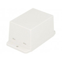 NUB705042WH; Enclosure: multipurpose; X: 50.4mm; Y: 70mm; Z: 42mm; ABS; white; GAINTA