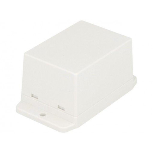 NUB705042WH; Enclosure: multipurpose; X: 50.4mm; Y: 70mm; Z: 42mm; ABS; white; GAINTA