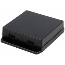 NUB808023BK; Enclosure: multipurpose; X: 80.6mm; Y: 80mm; Z: 23.5mm; ABS; black; GAINTA