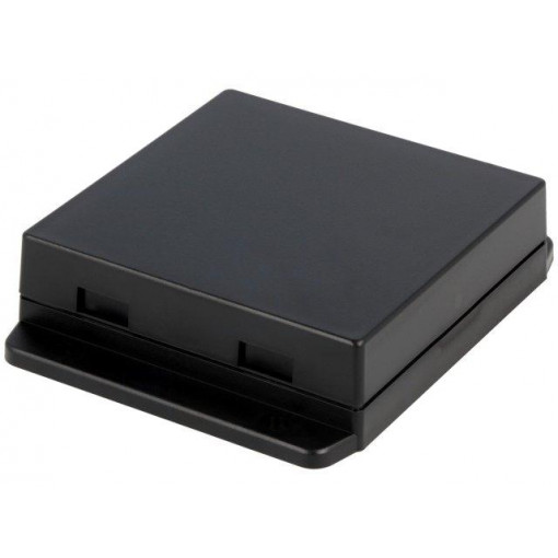NUB808023BK; Enclosure: multipurpose; X: 80.6mm; Y: 80mm; Z: 23.5mm; ABS; black; GAINTA