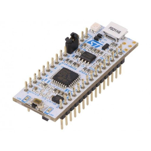 NUCLEO-F031K6; Dev.kit: STM32; STM32F031K6T6; Add-on connectors: 2; base board; STMicroelectronics