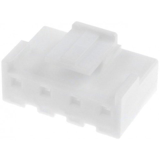 NVR-04; Plug; wire-board; female; 5mm; PIN: 4; Colour: white; JST