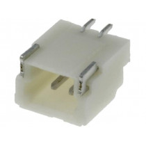 A1001WR-S-2P; Socket; wire-board; male; 1mm; PIN: 2; SMT; 50V; 1A; tinned; 20mΩ; JOINT TECH A1001WR-S-2P; Socket; wire-board; male; 1mm; PIN: 2; SMT; 50V; 1A; tinned; 20mΩ; JOINT TECH