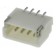 A1001WR-S-4P; Socket; wire-board; male; 1mm; PIN: 4; SMT; 50V; 1A; tinned; 20mΩ; JOINT TECH A1001WR-S-4P; Socket; wire-board; male; 1mm; PIN: 4; SMT; 50V; 1A; tinned; 20mΩ; JOINT TECH