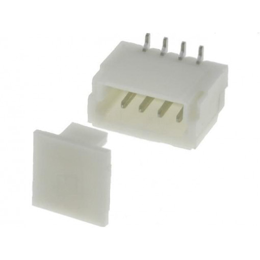 A1001WV-S-4P; Socket; wire-board; male; 1mm; PIN: 4; SMT; 50V; 1A; tinned; 20mΩ; JOINT TECH A1001WV-S-4P; Socket; wire-board; male; 1mm; PIN: 4; SMT; 50V; 1A; tinned; 20mΩ; JOINT TECH