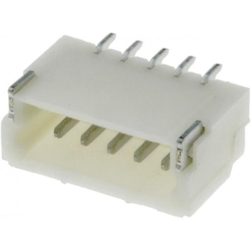 A1001WR-S-5P; Socket; wire-board; male; 1mm; PIN: 5; SMT; 50V; 1A; tinned; 20mΩ; JOINT TECH A1001WR-S-5P; Socket; wire-board; male; 1mm; PIN: 5; SMT; 50V; 1A; tinned; 20mΩ; JOINT TECH