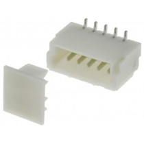 A1001WV-S-5P; Socket; wire-board; male; 1mm; PIN: 5; SMT; 50V; 1A; tinned; 20mΩ; JOINT TECH A1001WV-S-5P; Socket; wire-board; male; 1mm; PIN: 5; SMT; 50V; 1A; tinned; 20mΩ; JOINT TECH