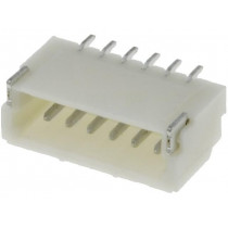 A1001WR-S-6P; Socket; wire-board; male; 1mm; PIN: 6; SMT; 50V; 1A; tinned; 20mΩ; JOINT TECH A1001WR-S-6P; Socket; wire-board; male; 1mm; PIN: 6; SMT; 50V; 1A; tinned; 20mΩ; JOINT TECH