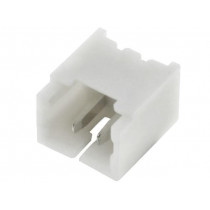 A1250WR-2P; Socket; wire-board; male; 1.25mm; PIN: 2; THT; 125V; 1A; tinned; JOINT TECH