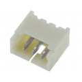 A1250WR-3P; Socket; wire-board; male; 1.25mm; PIN: 3; THT; 125V; 1A; tinned; JOINT TECH A1250WR-3P; Socket; wire-board; male; 1.25mm; PIN: 3; THT; 125V; 1A; tinned; JOINT TECH