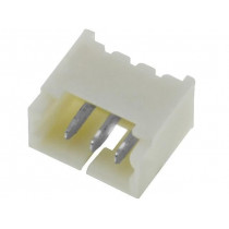 A1250WR-3P; Socket; wire-board; male; 1.25mm; PIN: 3; THT; 125V; 1A; tinned; JOINT TECH