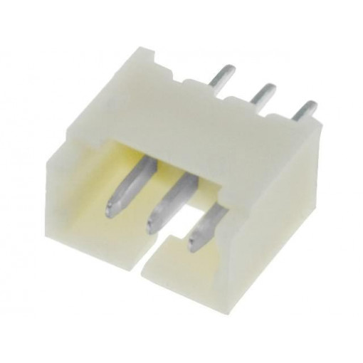 A1250WV-3P; Socket; wire-board; male; 1.25mm; PIN: 3; THT; 125V; 1A; tinned; JOINT TECH