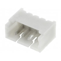 A1250WR-4P; Socket; wire-board; male; 1.25mm; PIN: 4; THT; 125V; 1A; tinned; JOINT TECH
