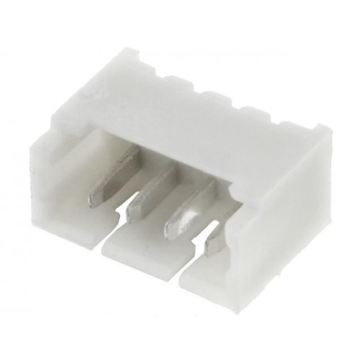 A1250WR-4P; Socket; wire-board; male; 1.25mm; PIN: 4; THT; 125V; 1A; tinned; JOINT TECH A1250WR-4P; Socket; wire-board; male; 1.25mm; PIN: 4; THT; 125V; 1A; tinned; JOINT TECH
