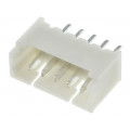 A1250WV-5P; Socket; wire-board; male; 1.25mm; PIN: 5; THT; 125V; 1A; tinned; JOINT TECH A1250WV-5P; Socket; wire-board; male; 1.25mm; PIN: 5; THT; 125V; 1A; tinned; JOINT TECH