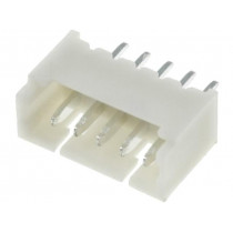 A1250WV-5P; Socket; wire-board; male; 1.25mm; PIN: 5; THT; 125V; 1A; tinned; JOINT TECH