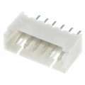 A1250WV-6P; Socket; wire-board; male; 1.25mm; PIN: 6; THT; 125V; 1A; tinned; JOINT TECH A1250WV-6P; Socket; wire-board; male; 1.25mm; PIN: 6; THT; 125V; 1A; tinned; JOINT TECH